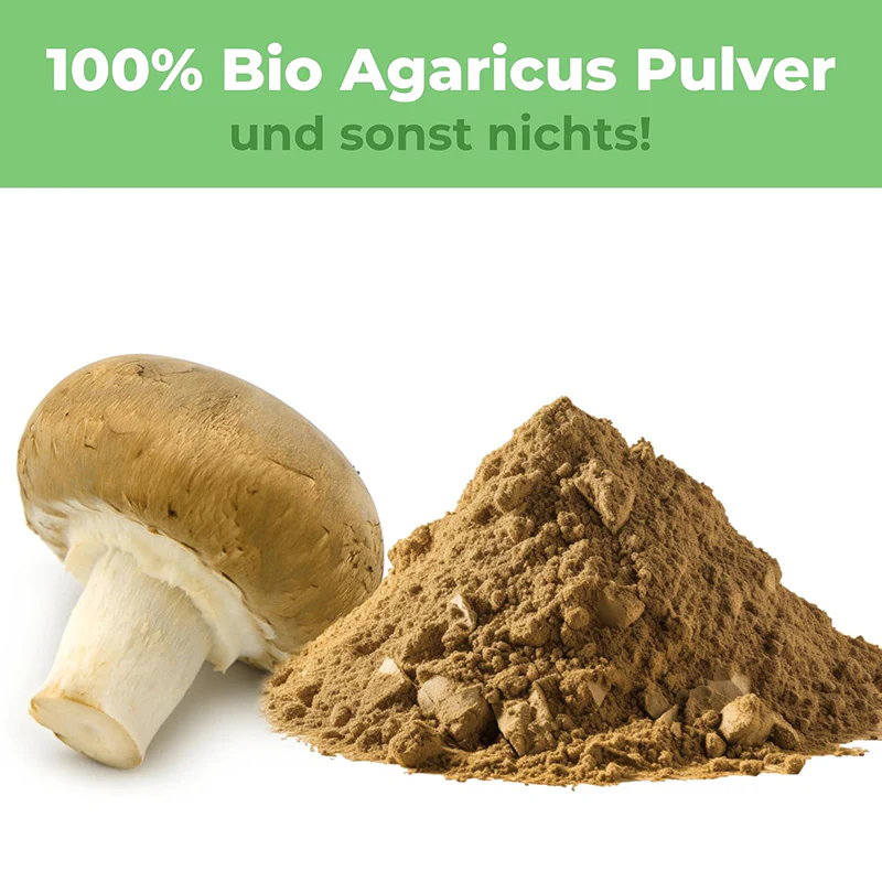Agaricus Blazei - Mandelpilz Pulver | Bio 125g - Image 4