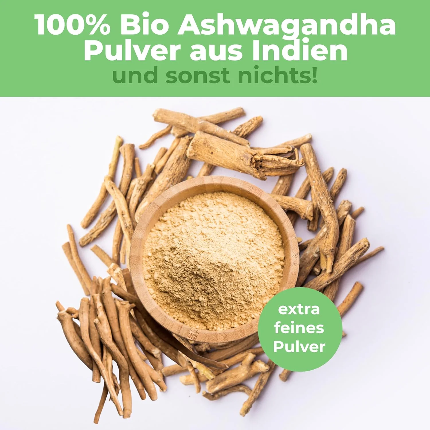 Ashwagandha Pulver | 500g Bio & Rohkost - Image 4