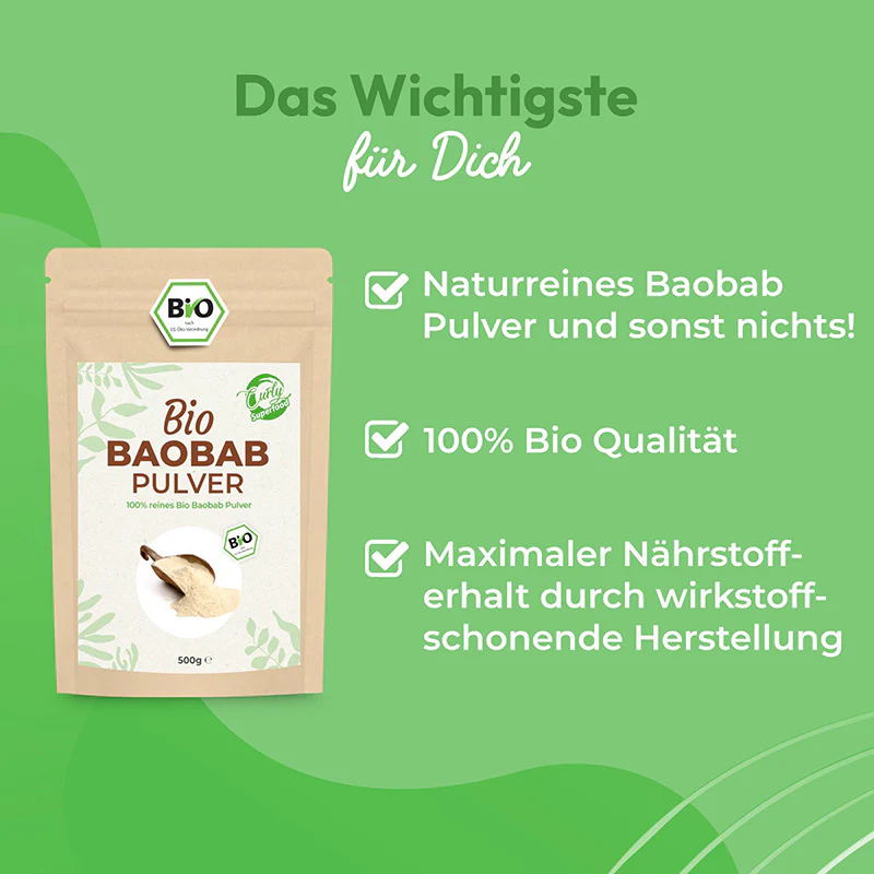 Bio Baobab Pulver | 500g | dein täglicher Vitamin C Boost - Image 6