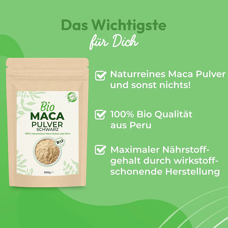 Bio Maca Pulver Schwarz - Image 3
