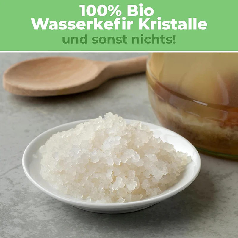 Wasserkefir Set: Starter Set mit Japankristalle + Zubehör - Image 4